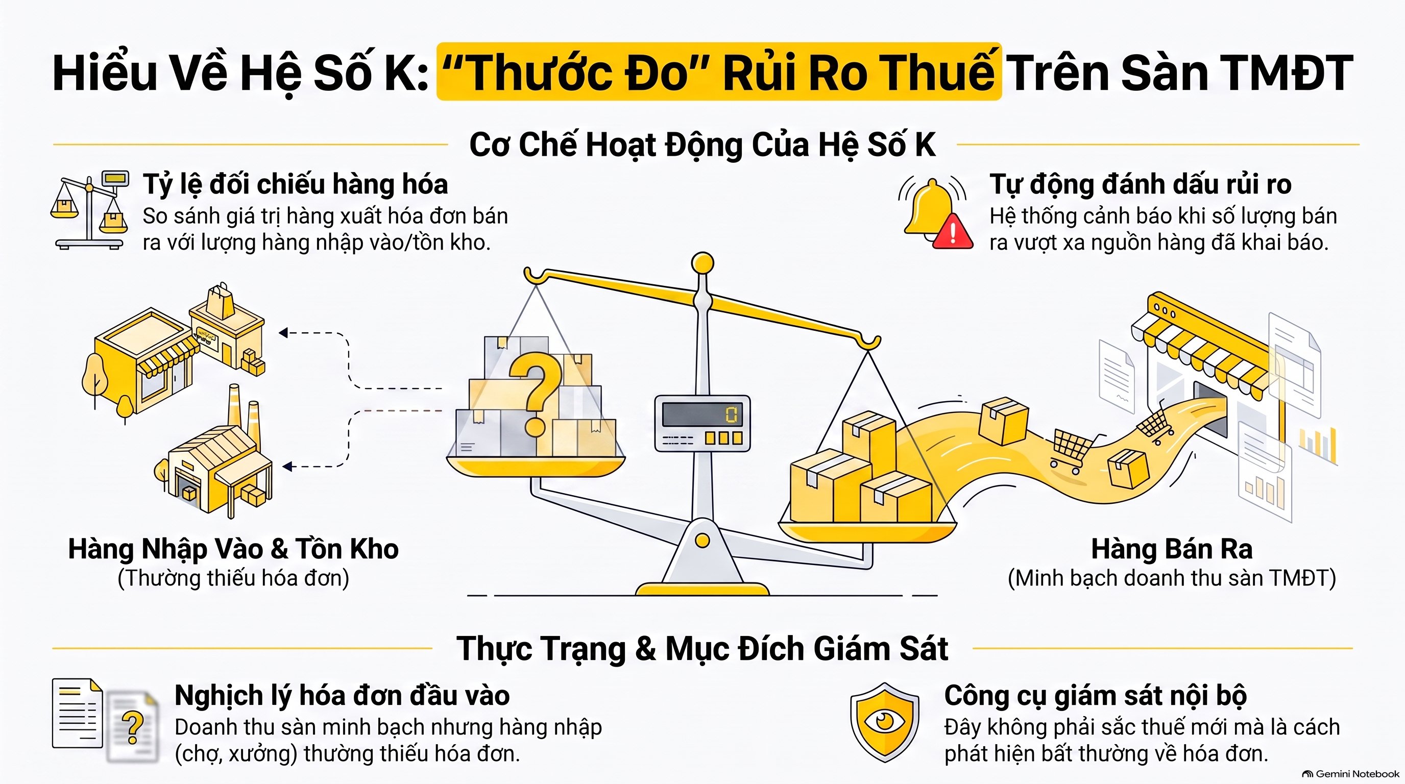 Hệ số K sàn TMĐT là gì? 4 điều cần biết để tránh bị cảnh báo mới nhất 2026