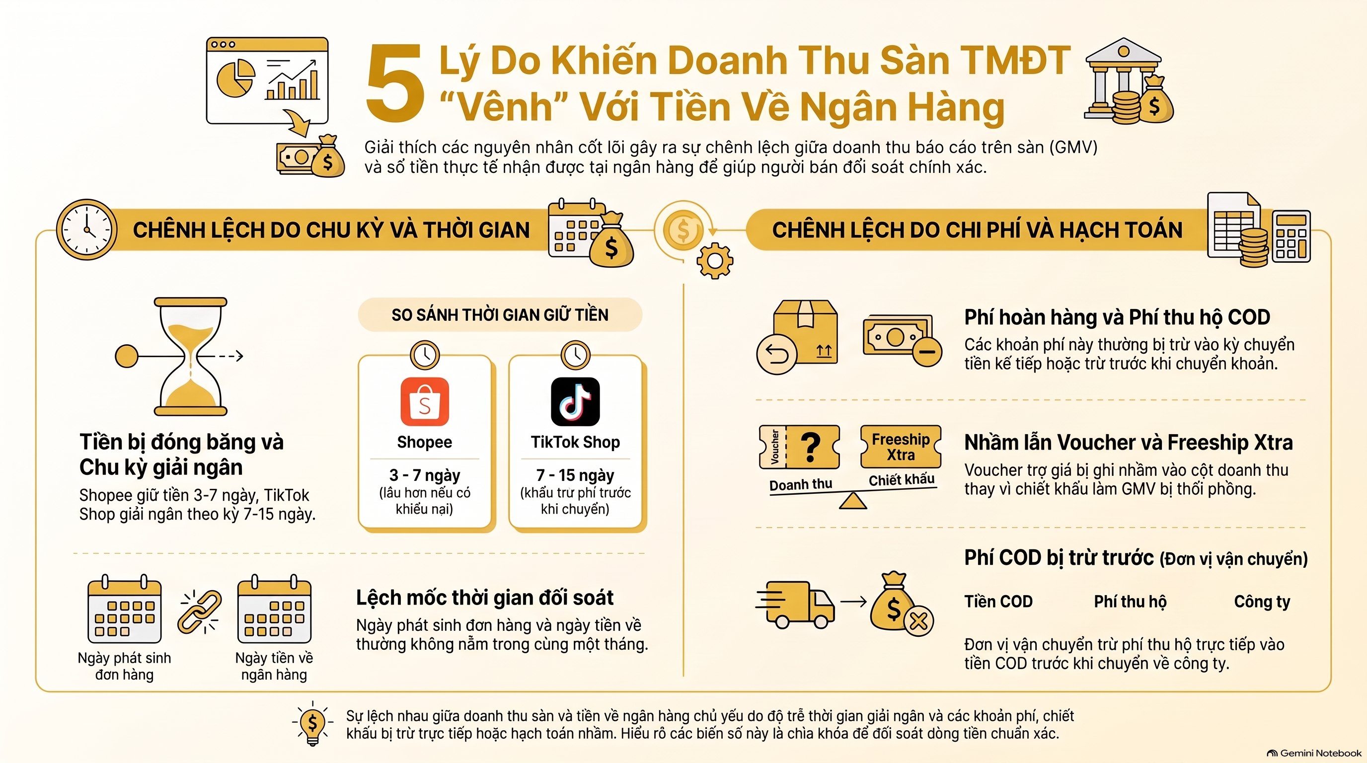 Cách đối soát doanh thu sàn thương mại điện tử đúng chuẩn, mới nhất 2026