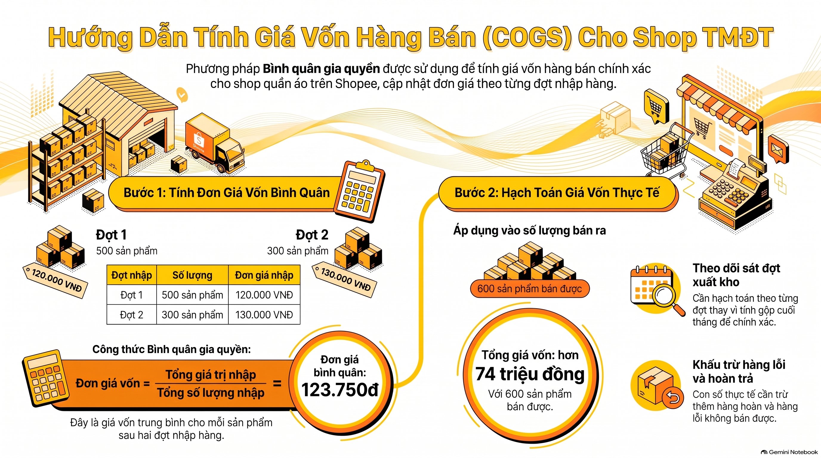 Cách Hạch Toán Giá Vốn Hàng Bán Online Chi Tiết, Mới Nhất 2026