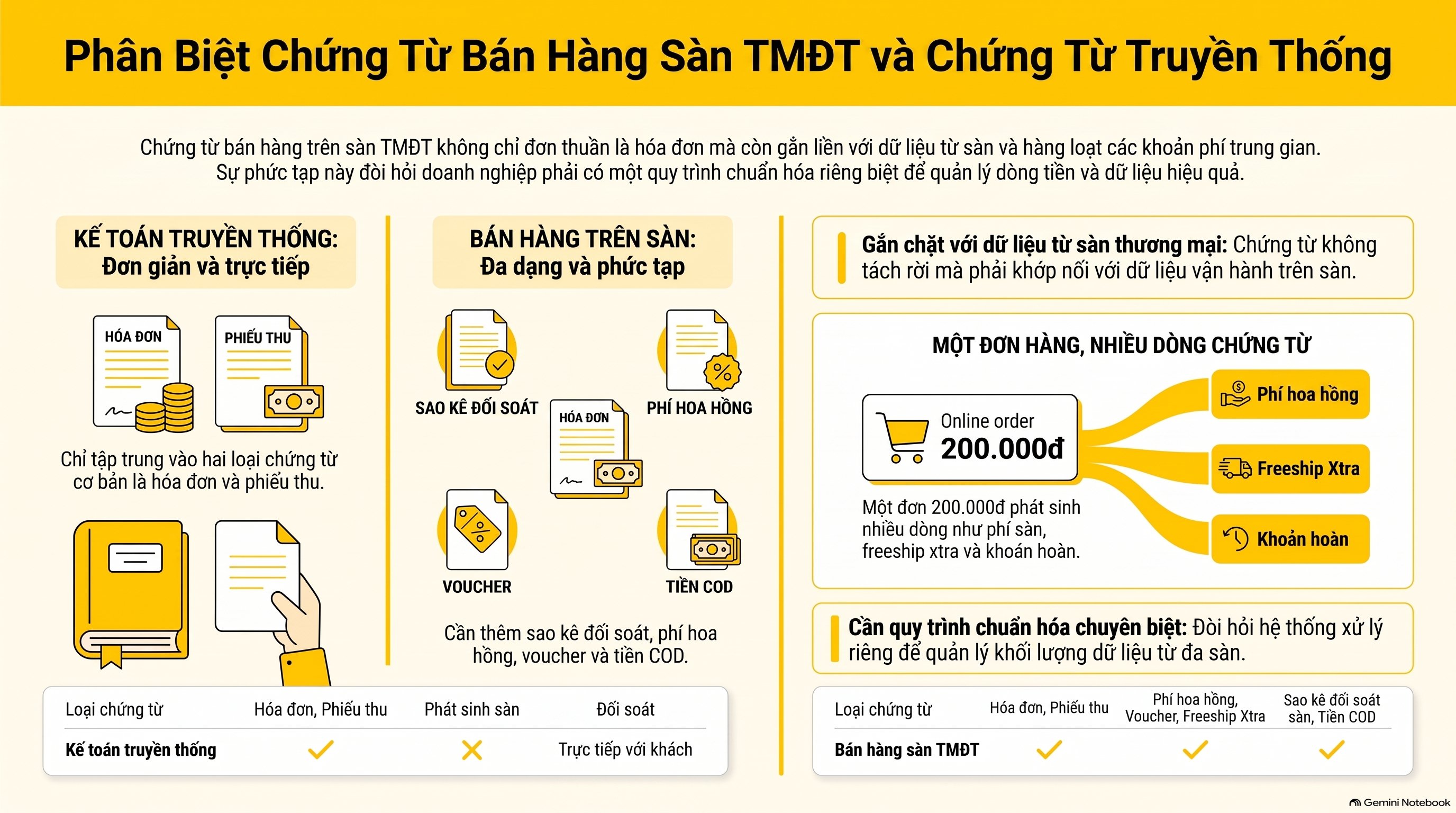 Sao kê sàn có phải là chứng từ kế toán không? - chứng từ bán hàng trên sàn thương mại điện tử
