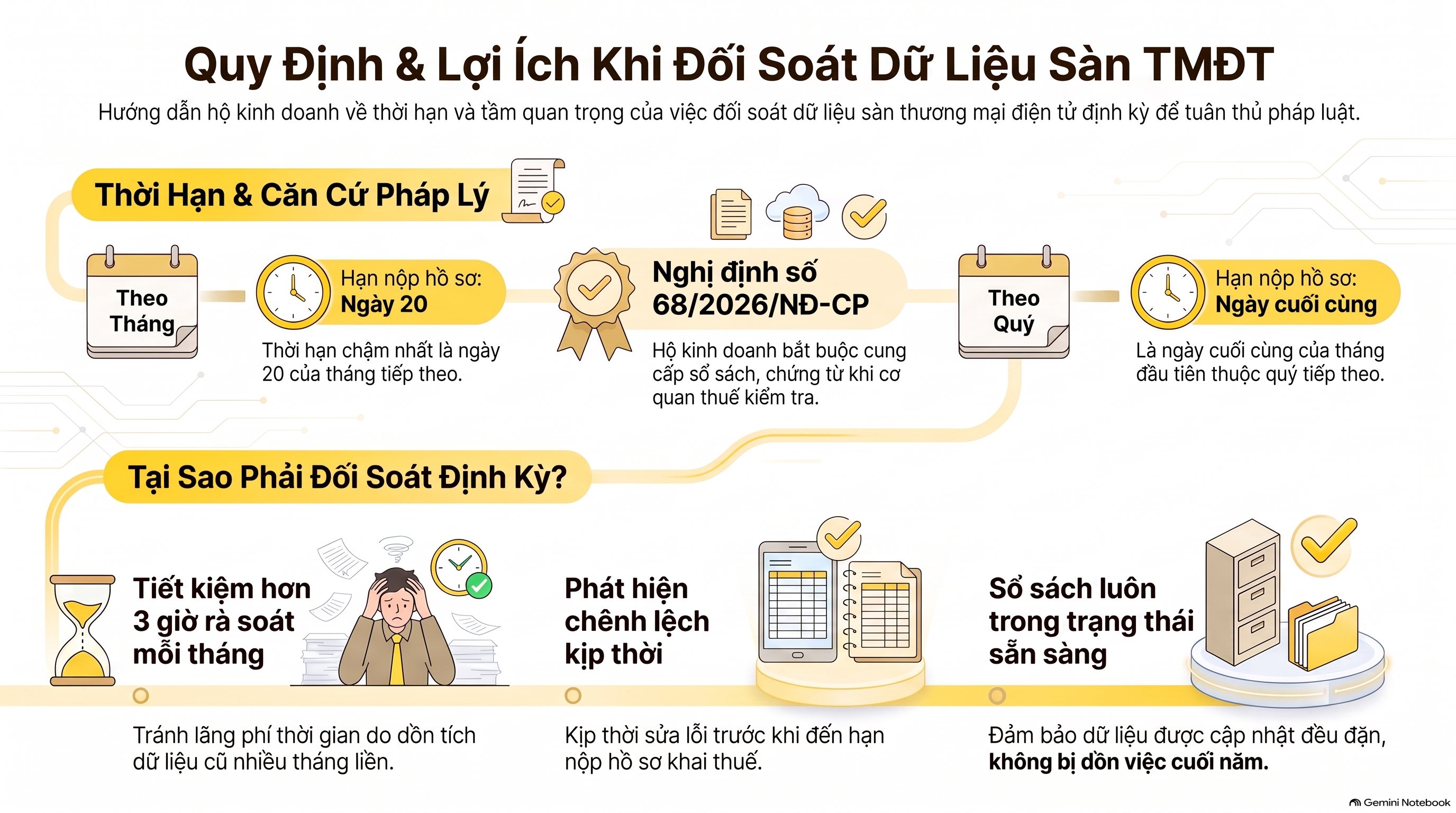 Đối soát dữ liệu sàn TMĐT: đối chiếu và xử lý lệch số thế nào mới nhất 2026 cho kế toán viên