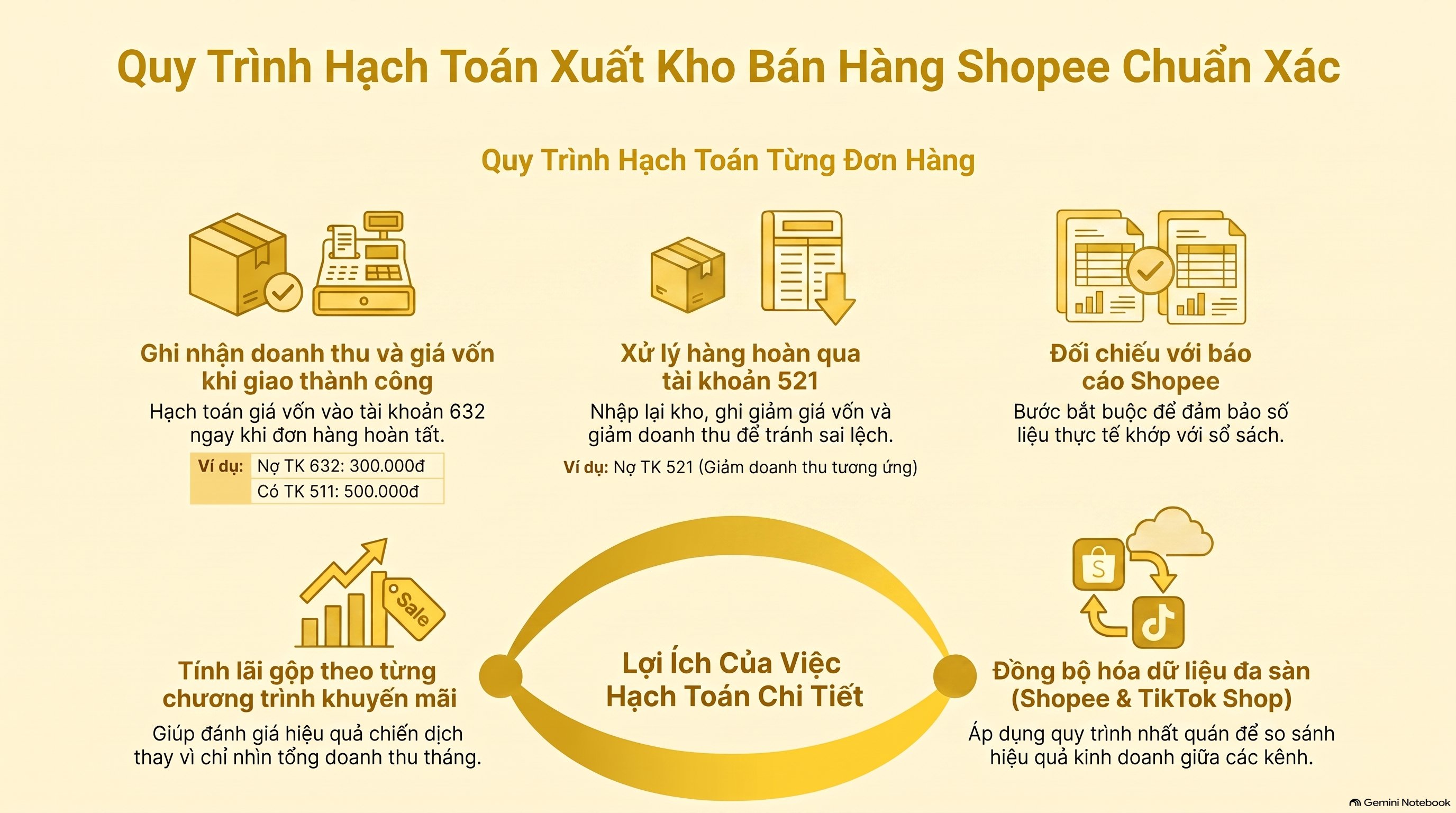 Cách Hạch Toán Giá Vốn Hàng Bán Online Chi Tiết, Mới Nhất 2026