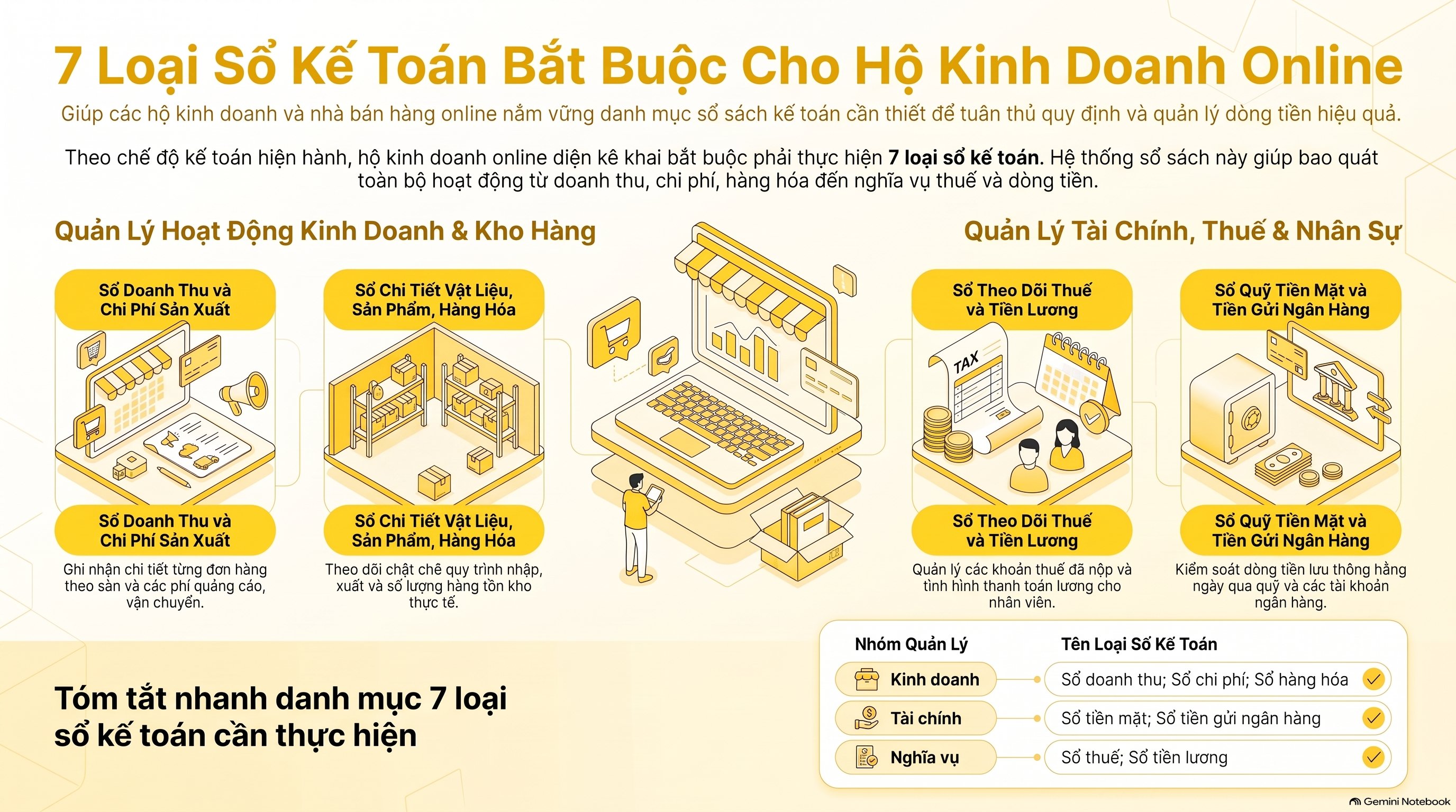 Hộ khoán và hộ kê khai — ai phải làm sổ sách? - hộ kinh doanh online có cần làm sổ sách kế toán không
