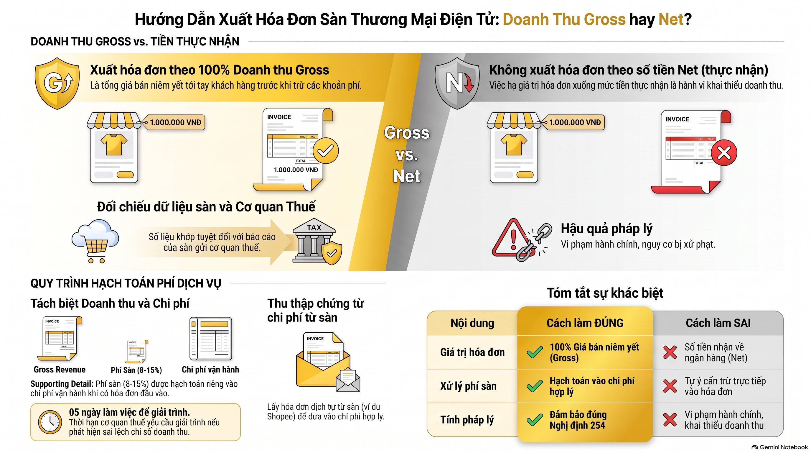 Xuất Hóa Đơn Sàn Thương Mại Điện Tử Nghị Định 254: Hướng Dẫn Mới Nhất 2026