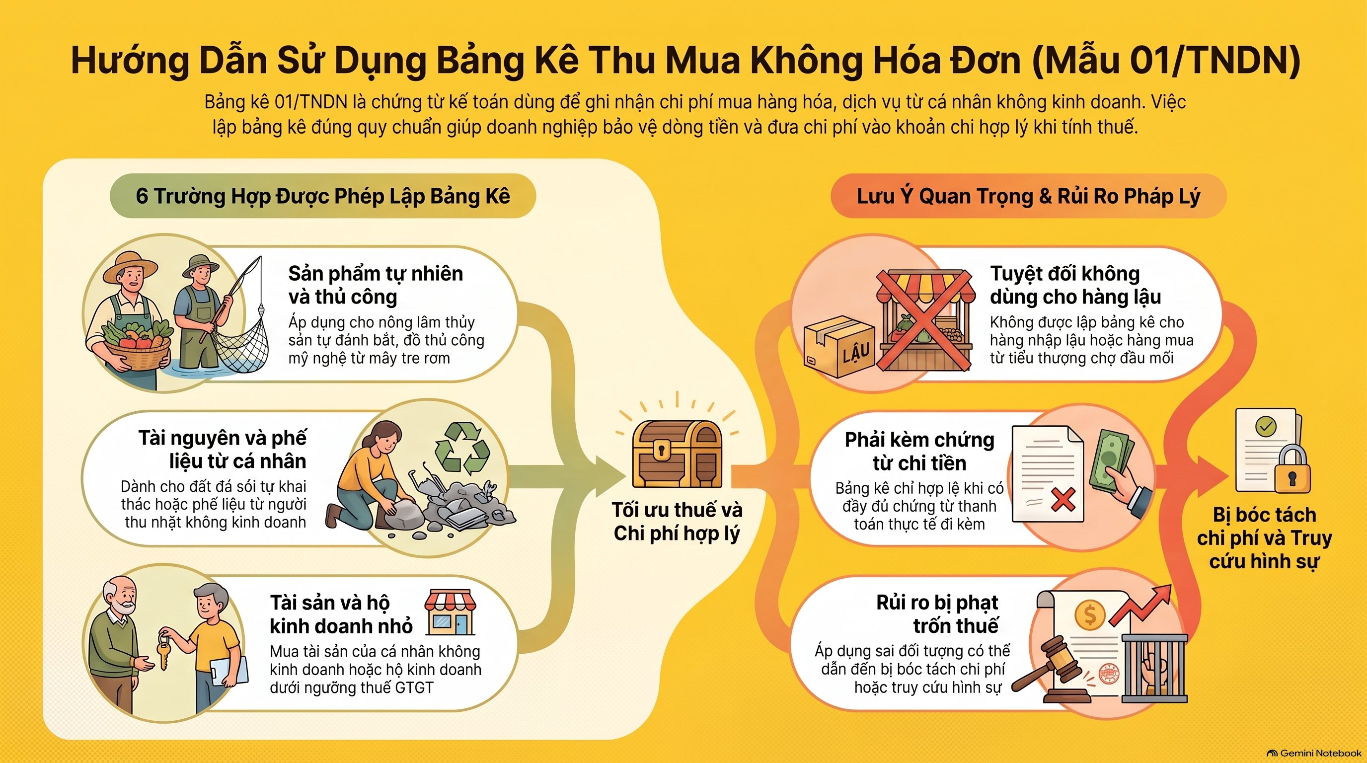 Cách Lập Bảng Kê Thu Mua Hàng Không Có Hóa Đơn Mới Nhất 2026