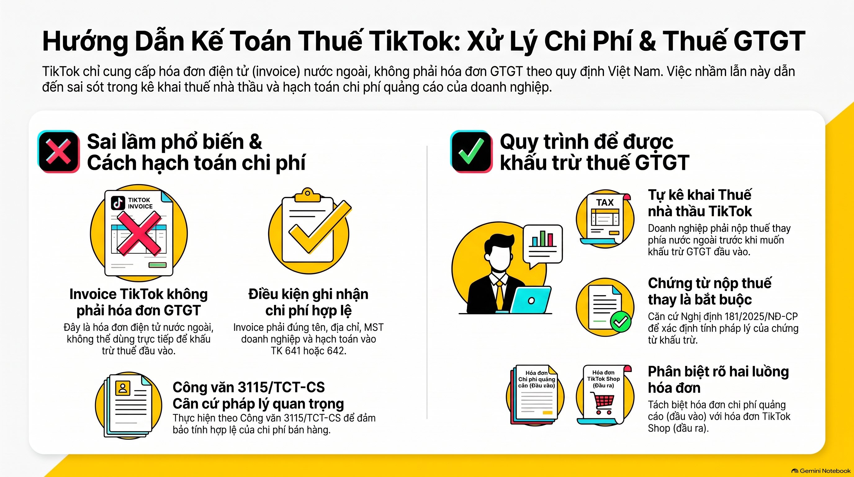Cách Kê Khai Thuế Nhà Thầu TikTok: 4 Bước Mới Nhất 2026