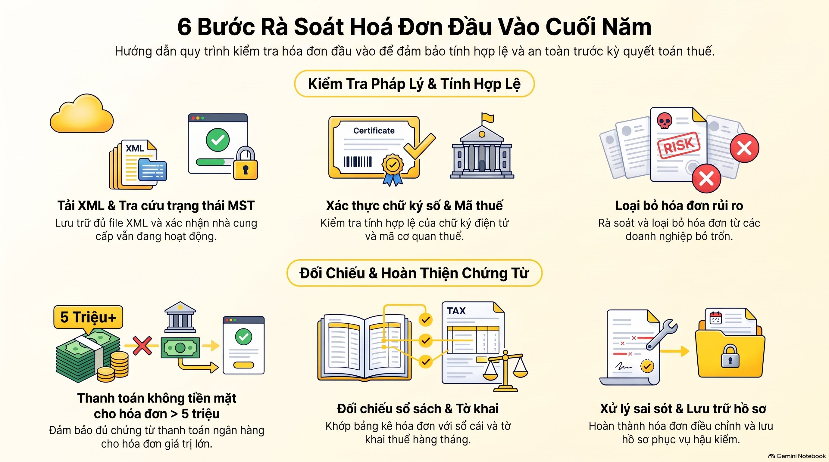 Vì sao phải nắm cách rà soát hoá đơn đầu vào định kỳ?