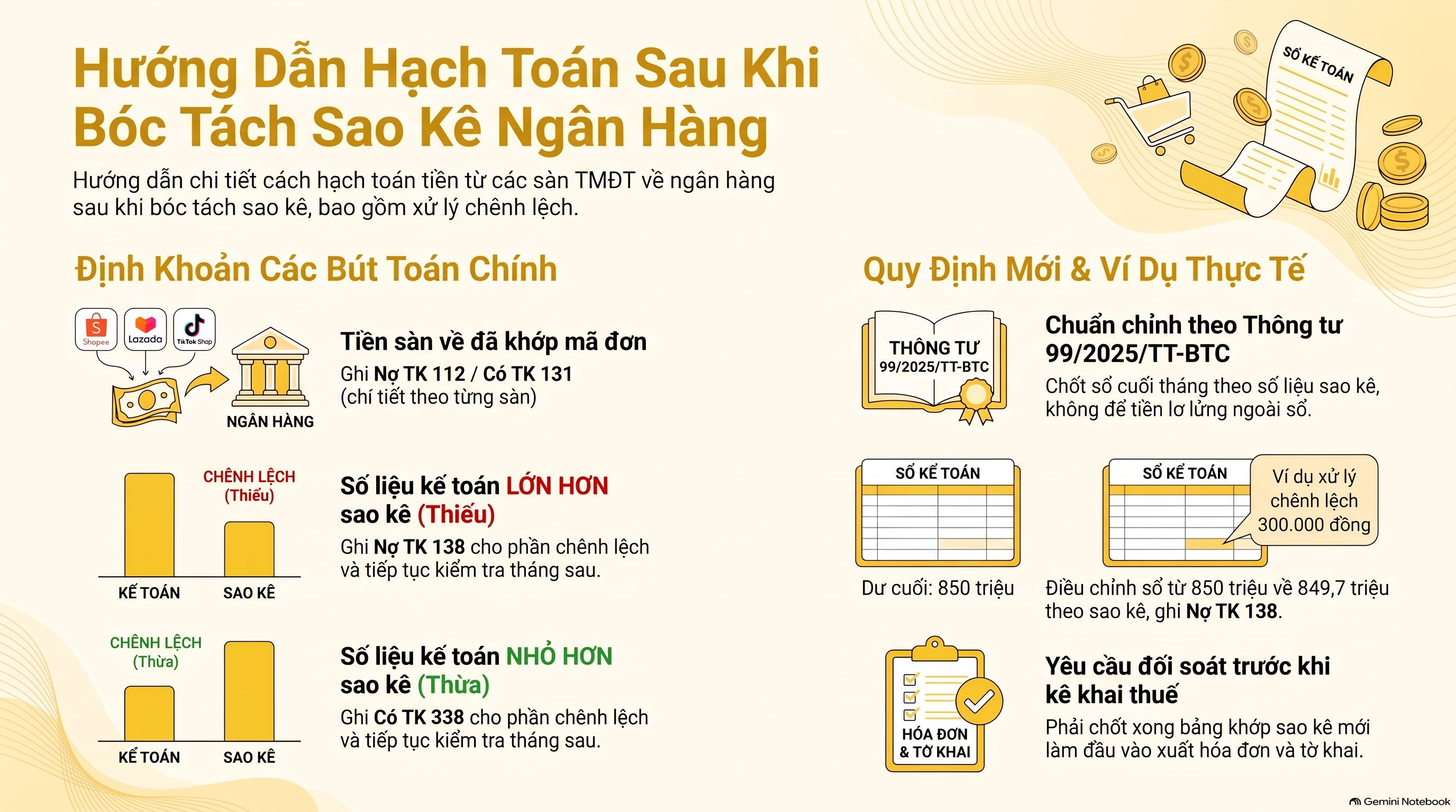 Bóc tách sao kê bằng AI: ghi thế nào, hạch toán thế nào (mới nhất 2026)