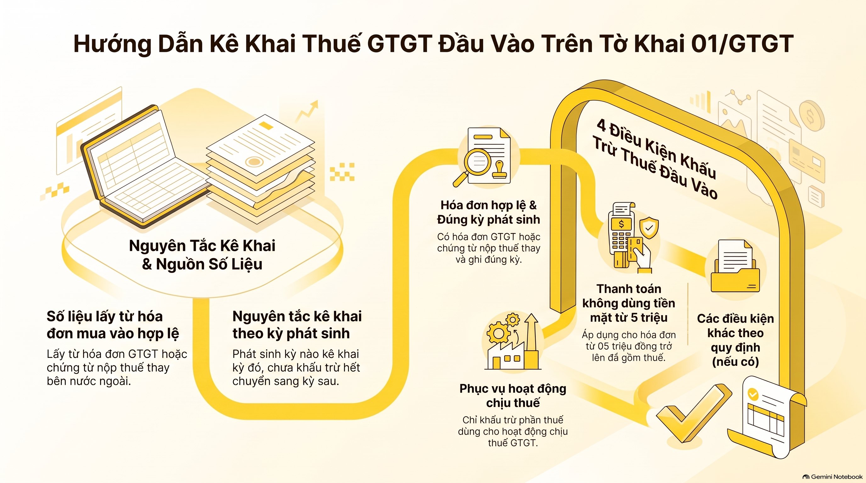 Cách lập tờ khai 01/GTGT từng chỉ tiêu ghi thế nào, mới nhất 2026