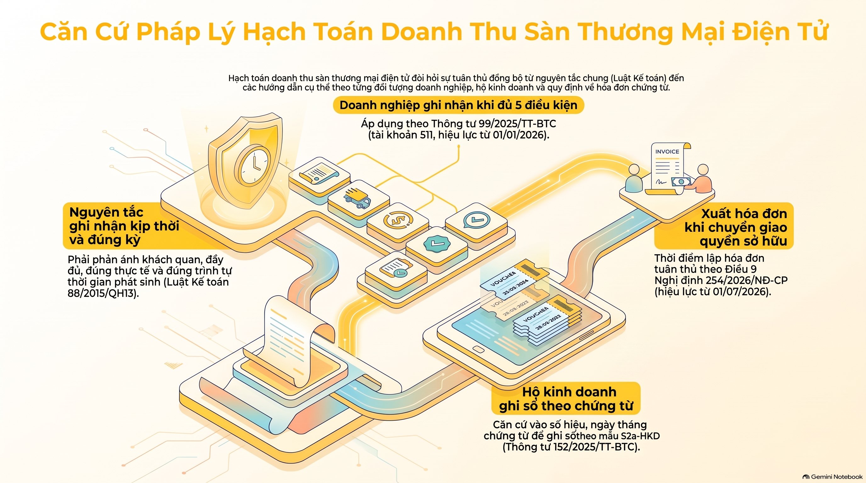 Hạch toán doanh thu sàn ghi thế nào: theo ngày, tuần, tháng hay từng đơn (mới nhất 2026)