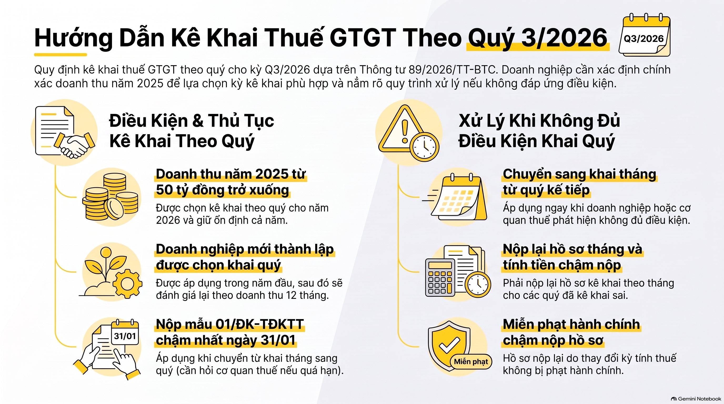 Kê khai thuế quý 3/2026 theo TT 89/2026 hay TT 80/2021? Giải đáp 5 điểm mới nhất 2026