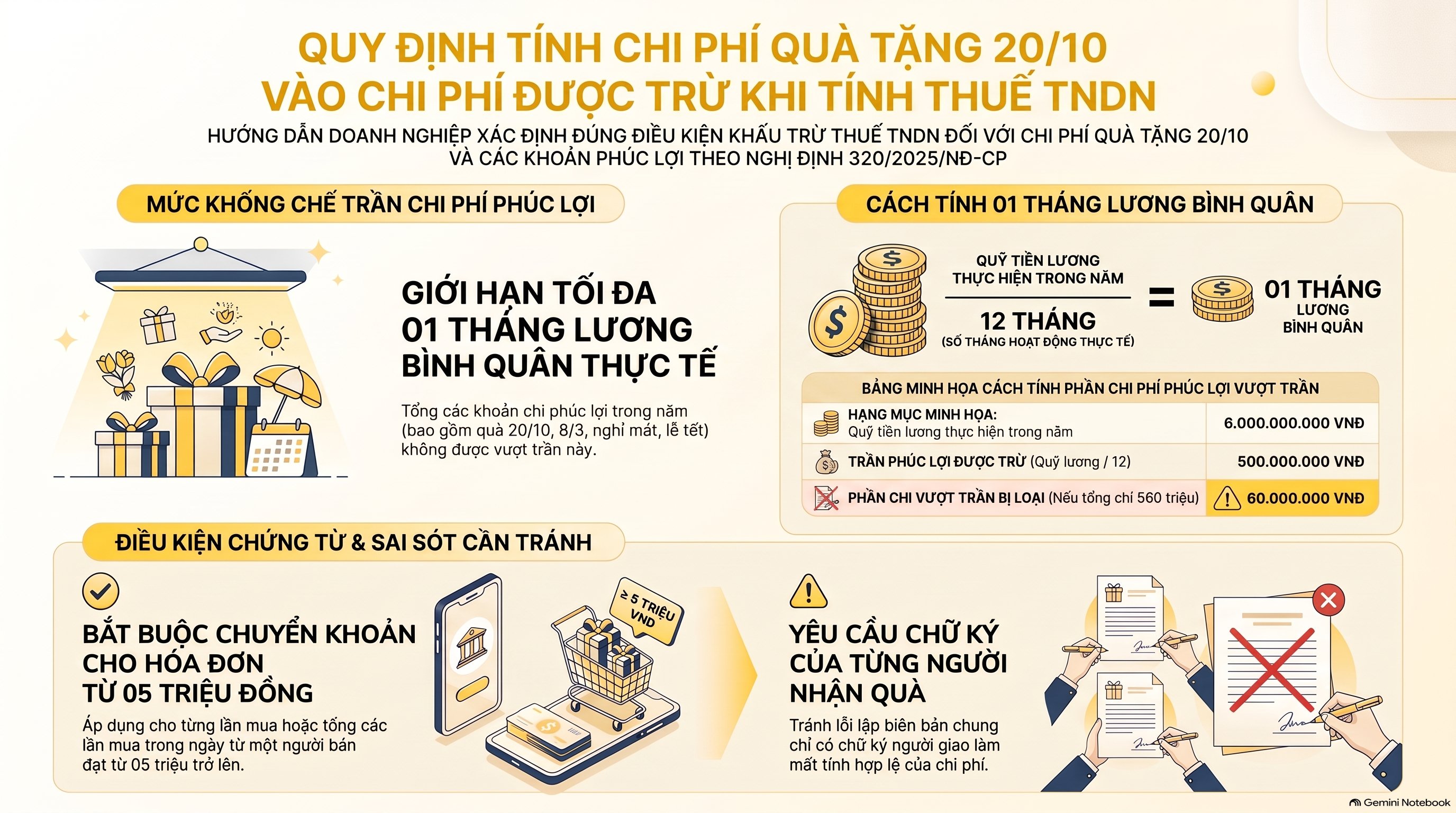 Mẫu biên bản giao nhận quà 20/10 ghi thế nào, ô nào để trống?